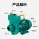 Guangdong Lingxiao water pump booster pump household large flow self-priming pump 1.5 inch 2 inch water pump agricultural irrigation pump