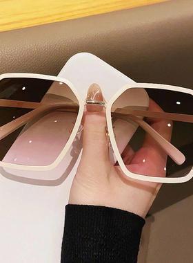 新款太阳镜2024气质ins风街拍墨镜女大脸显瘦素颜夏防紫外线眼镜