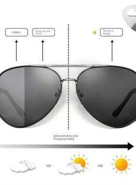 高清钢化玻璃镜片夏季太阳镜男士墨镜开车用飞行员防紫外线蛤蟆镜