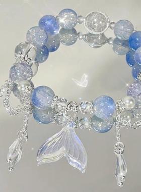 灵狐手炼新中式爆款长款双圈手串中式美学小狐狸绳可叠戴东方美感