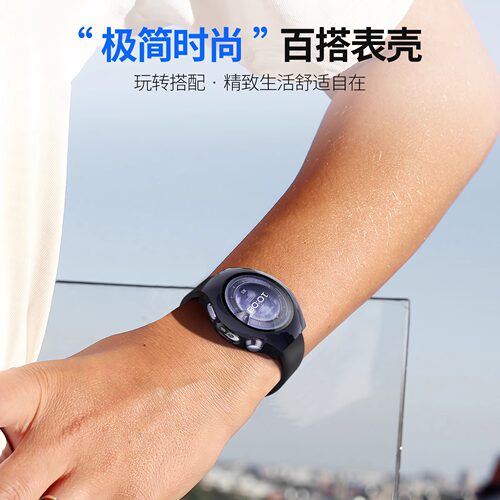 适用华为Watch5保护壳watch5半包手表缕空壳新款五代智能运动手表保护套超薄透明壳PC硬壳防摔防爆46mm42配件 - 图3