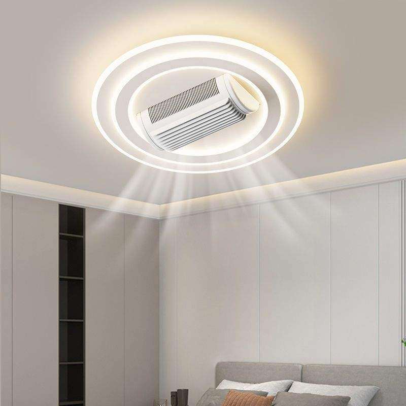 无叶风扇灯新款隐形风扇灯现代简约卧室灯广东中山灯具套餐厂,淘宝优惠券,粉丝福利购,淘宝优惠卷