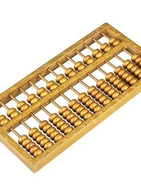 铜算盘摆件实心纯铜家居客厅玄关办公室装饰工艺品开业礼品大号