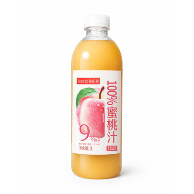 100%蜜桃汁一升装饮料