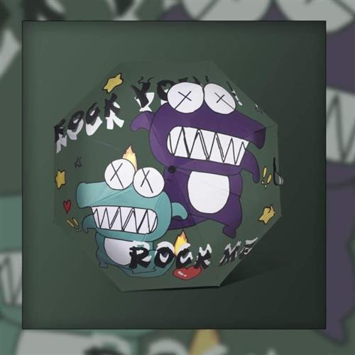 太阳伞折叠雨伞防晒防紫外线自动伞晴雨两用遮阳伞男个性创意潮流 - 图1