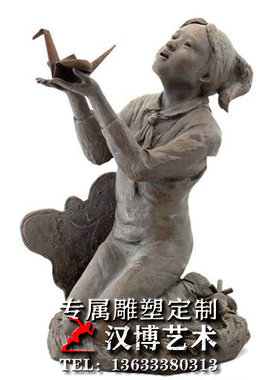 极速玻璃钢仿铜人物雕塑校园读书小孩雕塑铜雕放飞希望主题雕塑定