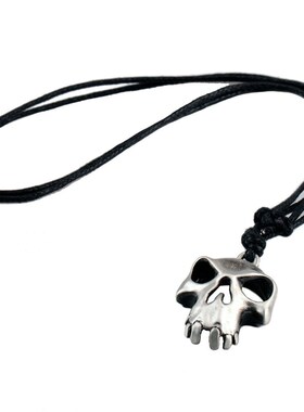 极速新款盗贼之海骷髅头钥匙扣 合金项链 跨境饰品手工吊坠