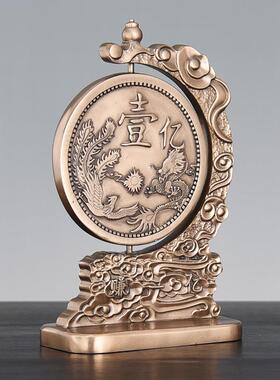 赚一个亿开业礼品摆件招福送礼创意家居客厅酒柜装饰品办公室桌面