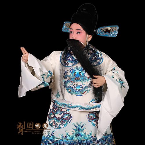 速发梨园舞装京越剧戏曲童童小孩戏台演出服装老生蟒袍 男蟒儿儿 - 图0