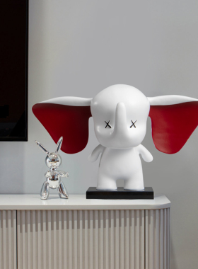 速发小轻象摆件家居客品飞奢高档饰厅电视柜装饰搬家礼物乔迁新居