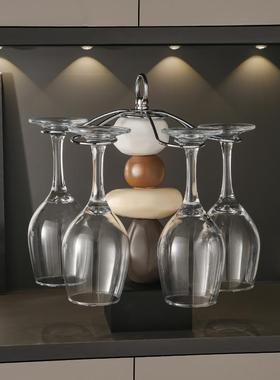 轻奢石来运转杯架桌面摆件家居客厅酒柜餐边柜玄关装饰品创意乔迁