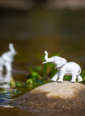 精选古都吸水石上水石摆件假山盆景多肉微景观装饰造景陶瓷小饰品