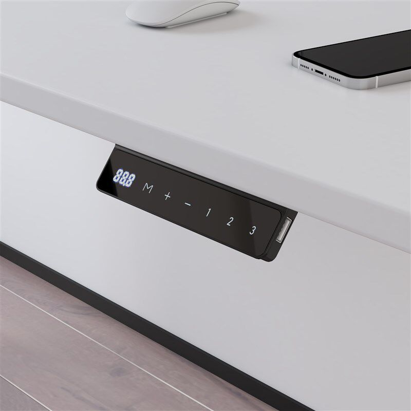 MX实木电动升降桌腿双电机黑胡桃木升降桌儿童学习书桌电脑办公桌,淘宝优惠券,粉丝福利购,淘宝优惠卷