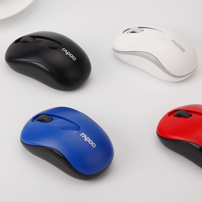 雷柏无线鼠标 2.4G商务v办公笔记本电脑可爱智能电视节能便携滑鼠 - 图1