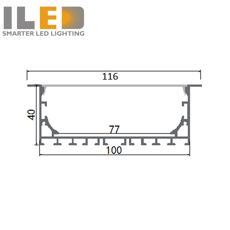厂家直销LED铝材pc灯罩外壳套件悬挂式安装吊灯办公照明设备,淘宝优惠券,粉丝福利购,淘宝优惠卷