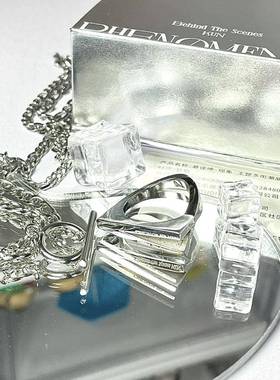 蔡徐坤专辑主题现象戒指周边潮流小众时尚简约送闺蜜女友生日礼物