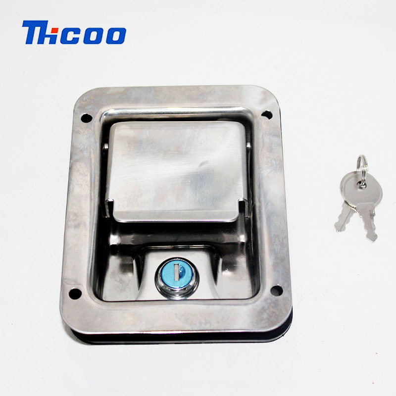 斯科A7831不锈钢面板锁现代简约货车工程机械车门锁拖车挂锁MS866 - 图3
