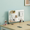 Desktop shelf hole board home desk children's study table dormitory vertical storage partition table no punching