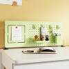 Desktop storage hole plate without hole punching
