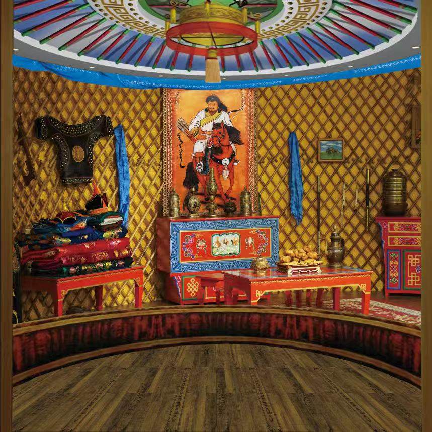 蒙古包内景壁纸抖音快手直播间背景墙布内蒙特产美食主播带货墙纸,淘宝优惠券,粉丝福利购,淘宝优惠卷