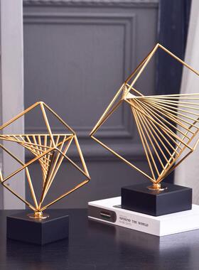 欧式轻奢魔方金属摆件高级感家居客厅装饰艺术大号工艺品