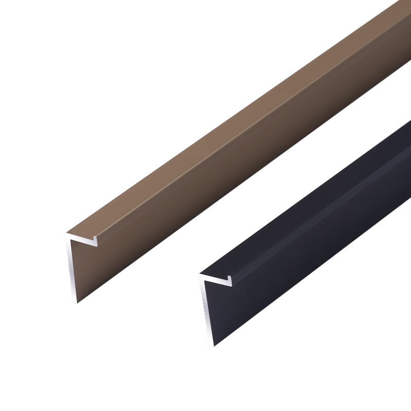 踢脚线铝合金不锈钢金属地脚线黑色角线极简贴脚线嵌入平墙踢脚线 - 图3