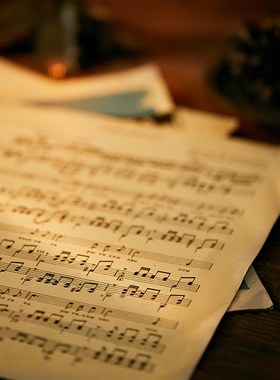 现货速发风复古怀旧外文旧乐谱老琴谱钢琴谱家居装饰摆件摄影道具