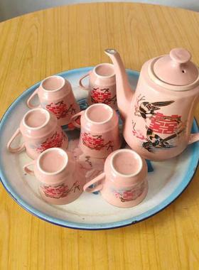 怀旧老物件老式木椅书桌电视机橱柜民宿酒店复古装饰摆件影视道具