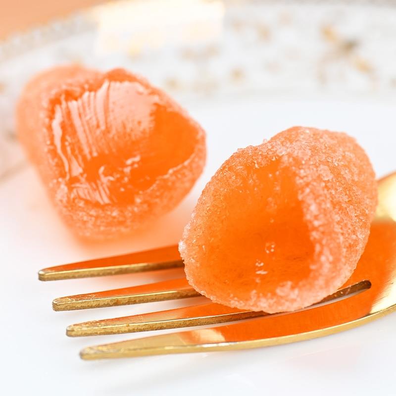 京特老式橘子瓣4d软糖网红糖果零食桔子软糖怀旧结婚喜糖散装QQ糖