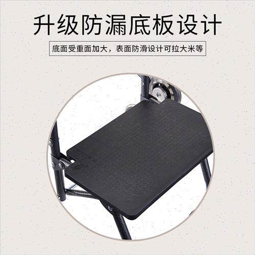 极速爬楼购物车老人可坐买菜车带凳子座椅小拉车手拉车折叠拉杆小 - 图1