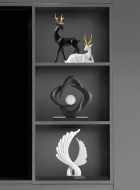 现代简约客厅电视柜台面艺术摆件高级感小众玄关酒柜家居软装饰品