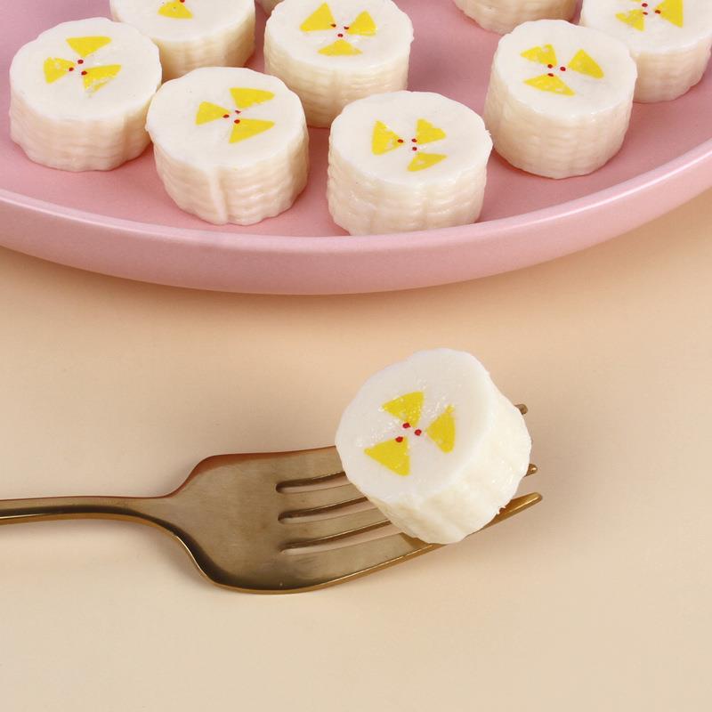 PVC仿真水果香蕉段d立体冰箱贴小饰品ins留言磁力贴吸铁石黑板贴 - 图1