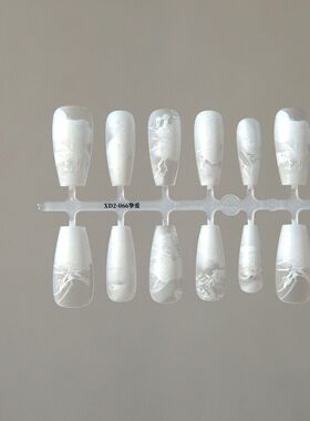唐潮穿戴甲底色半成品预制件晕染