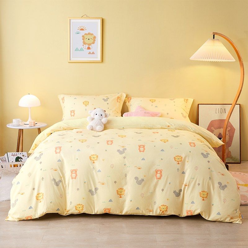 婴儿床品被套被罩婴童纯棉a类宝宝被子套被罩儿童床品套件幼儿园,淘宝优惠券,粉丝福利购,淘宝优惠卷