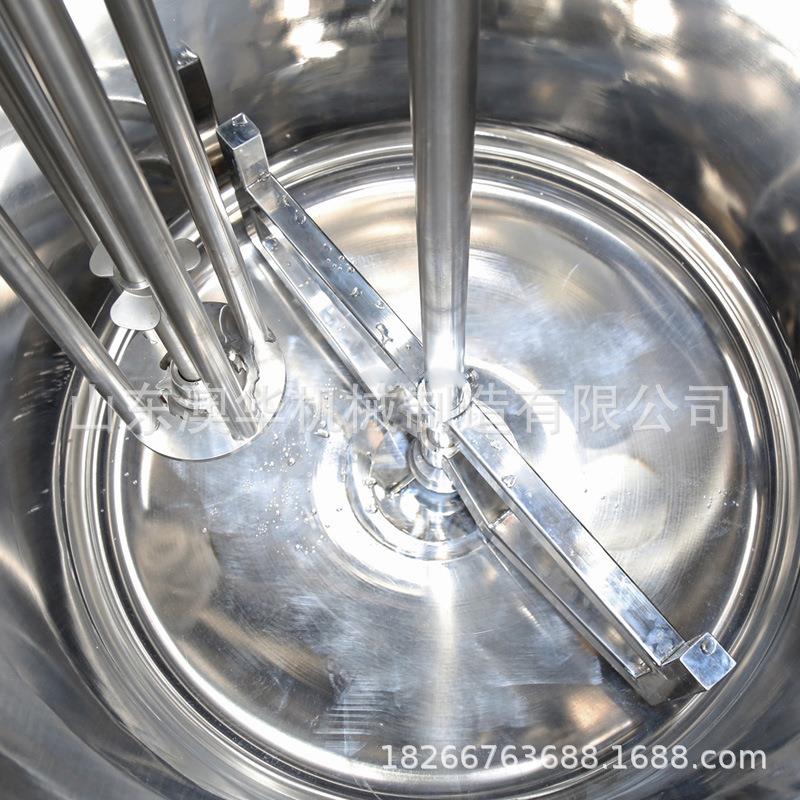 高速剪切液压升降乳化罐均质真空乳化机化妆品药膏药霜防腐搅拌罐 - 图2