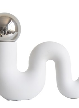 高级感小众抽象异形陶瓷花瓶摆件样板间设计师艺术几何Z现代风摆