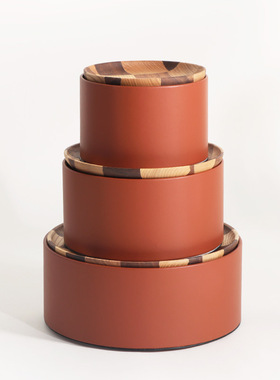 简约现代多功能圆形储物盒桌面茶几糖果收纳盒子样板房家居摆饰