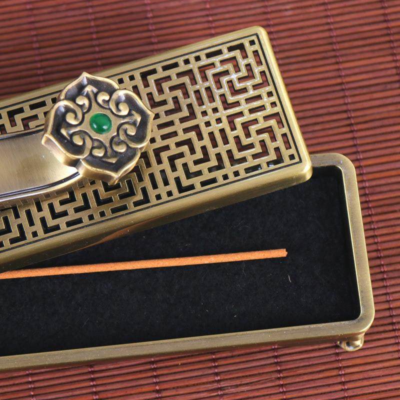 如意合金卧香炉家用室内线香炉香盒香插檀香沉香熏香炉仿古香薰炉,淘宝优惠券,粉丝福利购,淘宝优惠卷