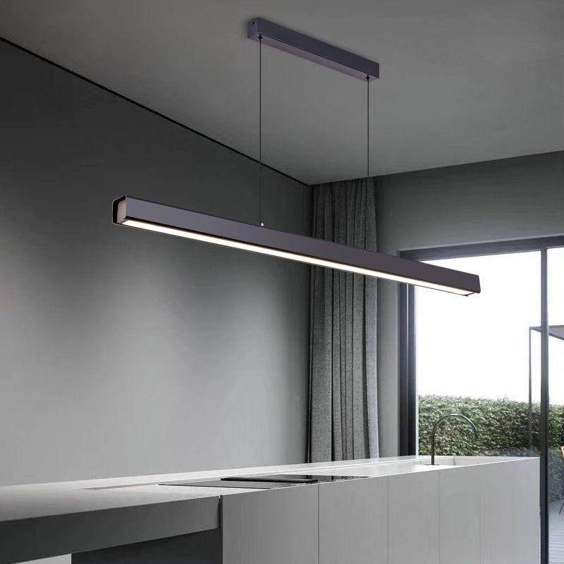 全光谱吊护眼餐厅灯具现代简约极简996一字厅长条办室餐桌饭吧公,淘宝优惠券,粉丝福利购,淘宝优惠卷