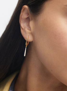 PDPAOLA简约叠带轻奢项链女