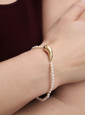 PDPAOLA淡水养殖珍珠串珠手链