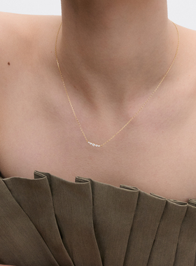 PDPAOLA多彩立方氧化锆优雅项链