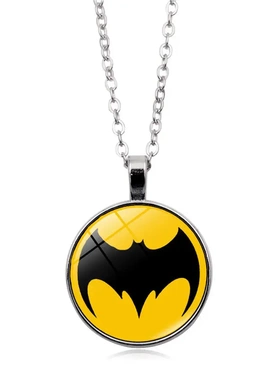 漫威超级时光宝石项链女美国队长超人蜘蛛侠侠吊坠毛衣链