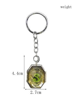 跨境 欧美影视周边小号魂器斯莱特林挂件项链 合金钥匙扣服饰挂件