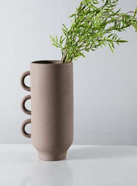 现代简约创意树脂花瓶摆件北欧网红创意家居客厅干花插花装饰摆设