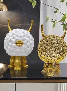 桌面摆件ins网红卡通摆饰客厅装饰品酒店玄关桌面装饰品