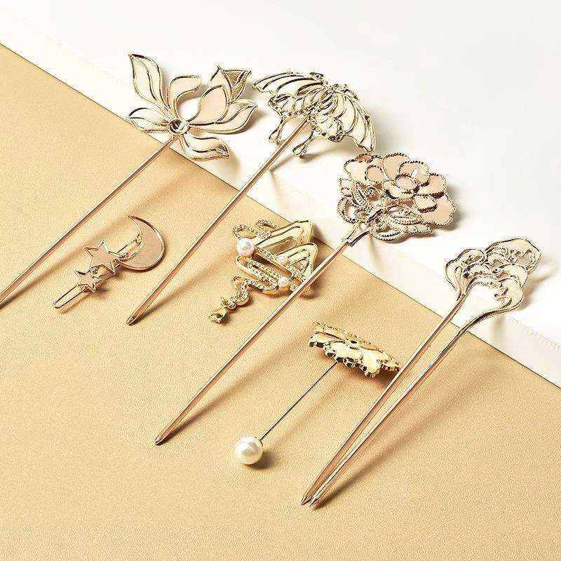 新年螺钿diy胸针国风手工点翠发簪发夹材料包蝴蝶贝壳碎片古风,淘宝优惠券,粉丝福利购,淘宝优惠卷