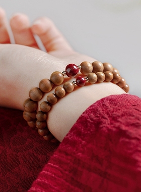 桃木手串手链男女款佛珠木质手持念珠木制随身配档位珠饰品