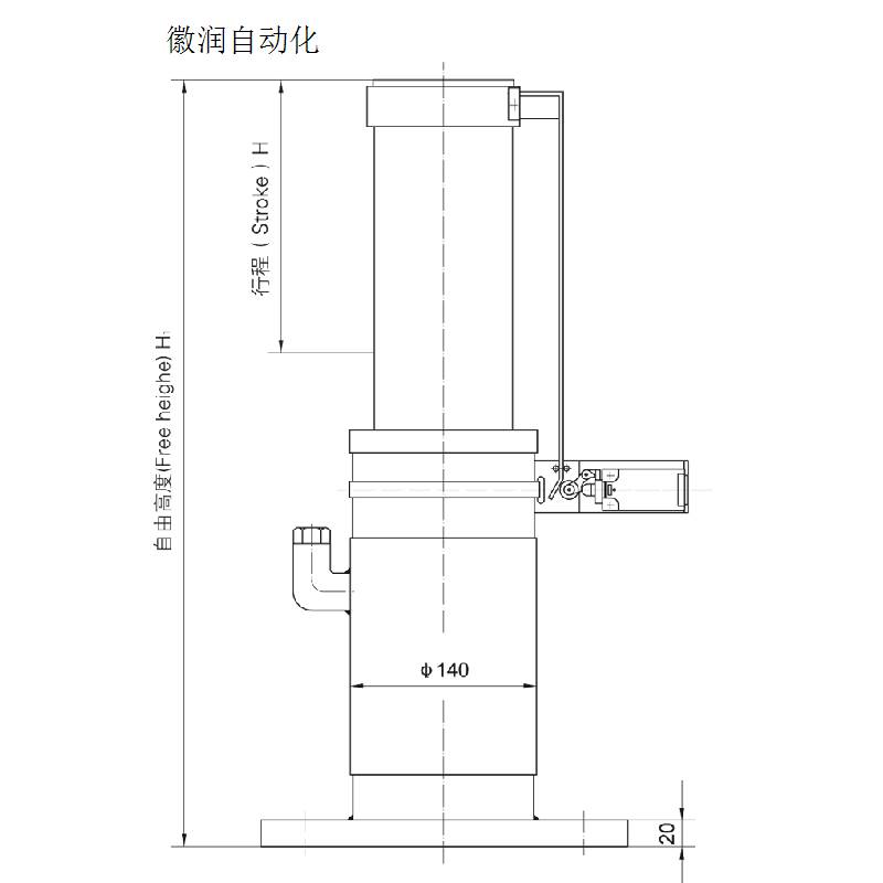 好货议价电梯液压油压缓冲器 河北东方富达YH28/175 YH29/425拍前