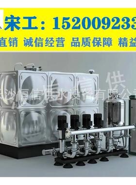 变频供水机组、智能化箱式泵站、自来水管道增压泵